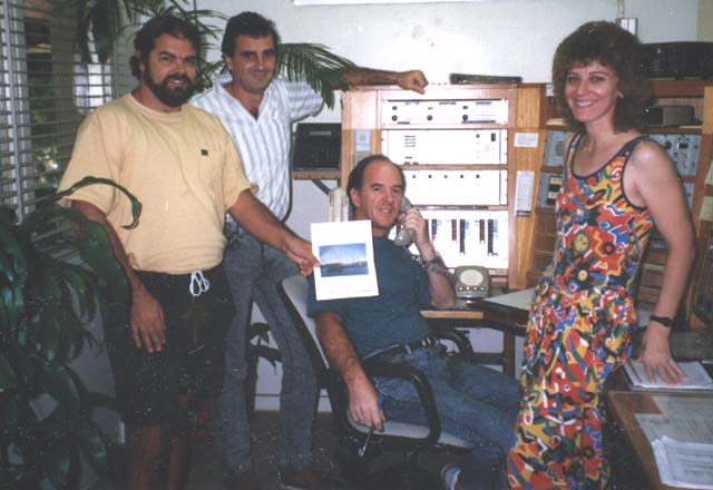 Mike Delforno, Brian Morgan, Peter Hewitson and Diane Hick